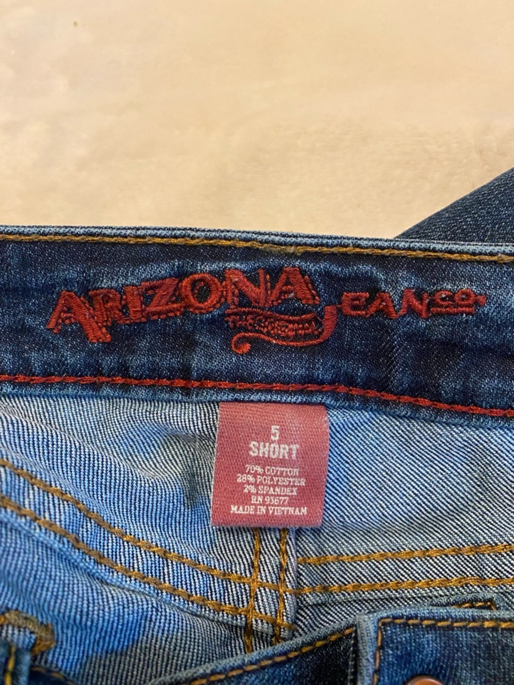 Arizona Jean Company Dark Blue Short Bootcut Jeans - Picture 2 of 13